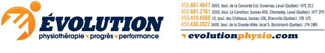 Evolution Physioth�rapie Progr�s Performance